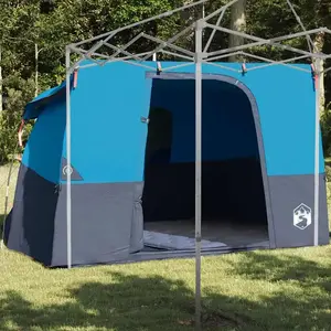 vidaXL Tente avec toit Autre Bleu et Noir pas cher