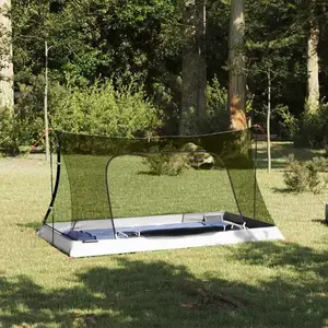 vidaXL Tente intérieure Noir 220 x 128 x 110 cm Maille pas cher
