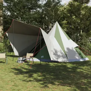 vidaXL Vidaxl Tente Familiale Tipi Pour 12 Personnes, Imperméable pas cher
