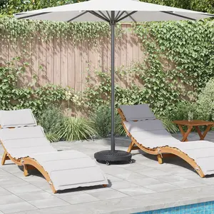 Comparateur de prix : vidaXL Pied de parasol Art déco Noir Ø 45 x 39.5 cm Fer