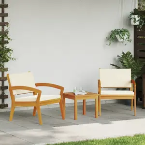 Comparateur de prix : vidaXL Chaise de jardin 2 pcs Huile Naturelle Bois d'Acacia Massif