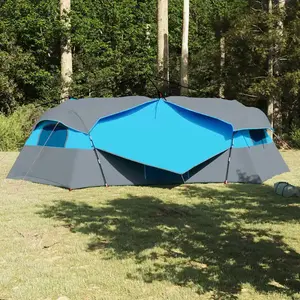 vidaXL Tente intérieure avec toit Bleu 520 x 520 x 190 cm taffetas pas cher