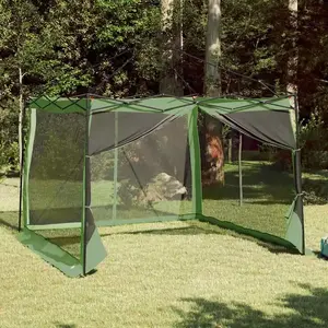 vidaXL Tente intérieure en maille Vert 303 x 303 cm pas cher