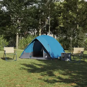 vidaXL Tente Bleu 320 x 275 x 190 cm pas cher