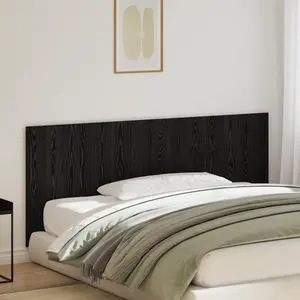 Comparateur de prix : vidaXL Tête de lit Chêne noir 160 x 1,5 x 80,5 cm Bois d'ingénierie
