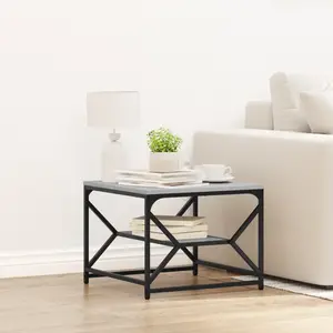 vidaXL Table basse Gris Sonoma 51 x 50 x 40 cm