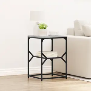 vidaXL Vidaxl Sonoma Grise Bois D'ingénierie Compact Table De Chevet pas cher
