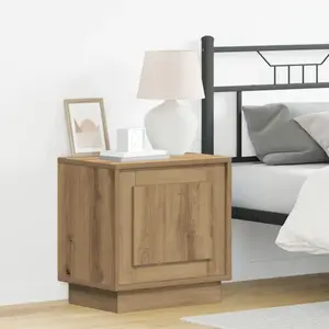 vidaXL Tables De Chevet Vidaxl Chêne Bois 44 X 34.5 X 45 Cm