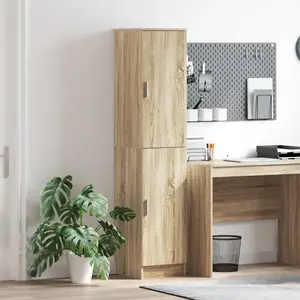vidaXL Vidaxl Buffet Chêne Sonoma pas cher