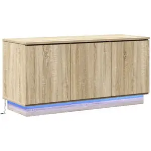 Comparateur de prix : vidaXL Vidaxl Meuble Tv Chêne Sonoma 100x38x49 Cm Bois D'ingénierie