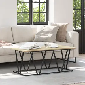 vidaXL Table basse Chêne Sonoma 100 x 50 x 40 cm pas cher
