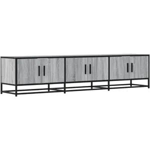 vidaXL Meuble TV sonoma gris 180x35x41 cm bois d'ingénierie pas cher