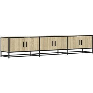 vidaXL Meuble TV chêne sonoma 210x35x41 cm bois d'ingénierie pas cher