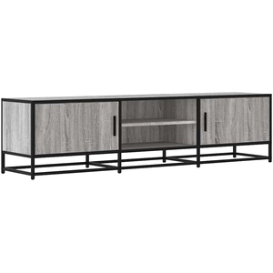 vidaXL Meuble TV sonoma gris 180x35x41 cm bois d'ingénierie pas cher