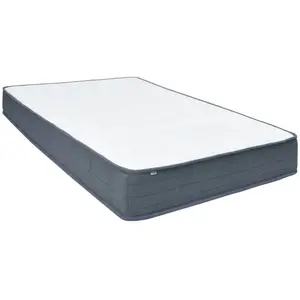 vidaXL Matelas de sommier à lattes 190x140x20 cm tissu pas cher