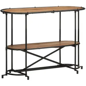 vidaXL Table console 110x42x76 cm bois massif d'acacia pas cher