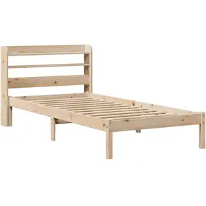 vidaXL Cadre de lit sans matelas 90x190 cm bois de pin massif pas cher