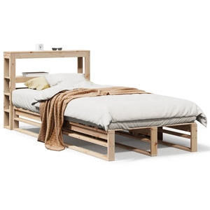 vidaXL Cadre de lit sans matelas 140x190 cm bois de pin massif pas cher