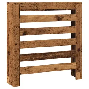 Comparateur de prix : vidaXL Cache-radiateur vieux bois 78x20x82 cm bois d'ingénierie