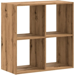 vidaXL Bibliothèque chêne artisanal 68,5x32x68,5 cm bois d'ingénierie pas cher