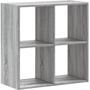 vidaXL Bibliothèque sonoma gris 68,5x32x68,5 cm bois d'ingénierie pas cher