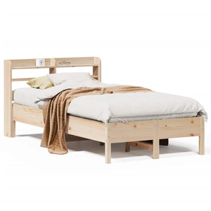 vidaXL Cadre de lit sans matelas 75x190 cm bois de pin massif pas cher