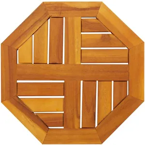 Dessus de table 40x40x2 cm octogonal bois massif d'acacia Vidaxl n/a pas cher