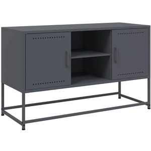 vidaXL Meuble TV anthracite 100,5x39x60,5 cm acier pas cher