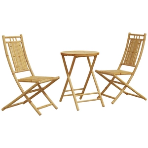 Comparateur de prix : vidaXL Ensemble de bistro 3 pcs bambou