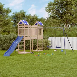 Comparateur de prix : vidaXL Aire de jeux d'extérieur bois de pin massif