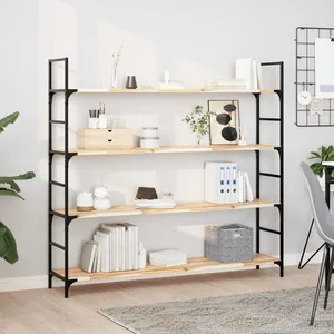 vidaXL Étagère flottante 140x30x2 cm bois d'acacia massif non traité pas cher