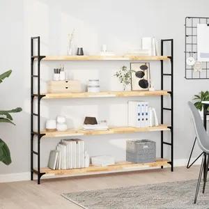 vidaXL Étagère flottante 160x20x4 cm bois d'acacia massif non traité pas cher
