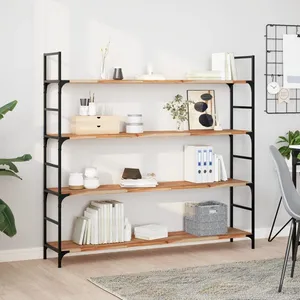 vidaXL Étagères flottantes 4 pcs 160x30x2 cm acacia massif à l'huile