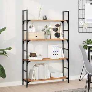 vidaXL Étagère flottante 100x20x2 cm acacia massif finition à l'huile