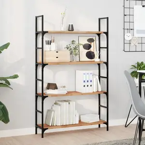 vidaXL Étagères flottantes 3 pcs 100x20x2 cm acacia massif à l'huile pas cher
