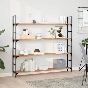 vidaXL Étagère flottante 120x20x2 cm acacia massif finition à l'huile pas cher