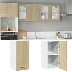 Comparateur de prix : vidaXL Armoire suspendue Chêne sonoma 29,5x31x60 cm Bois d'ingénierie