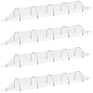 Comparateur de prix : vidaXL Tunnels en filet 4 pcs 1,5x5 m fibre de verre et PP