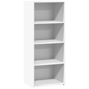 vidaXL Buffet haut blanc 50x41x124 cm bois d'ingénierie pas cher