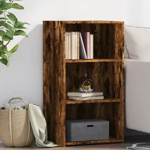 vidaXL Buffet chêne fumé 50x41x93 cm bois d'ingénierie pas cher