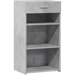 vidaXL Buffet gris béton 50x42,5x93 cm bois d'ingénierie pas cher