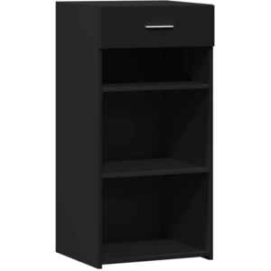 vidaXL Buffet noir 45x42,5x93 cm bois d'ingénierie pas cher