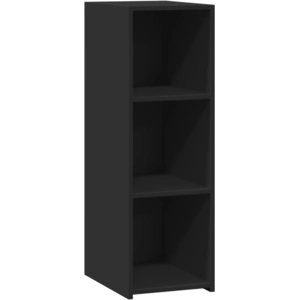 vidaXL Buffet noir 30x41x93 cm bois d'ingénierie pas cher