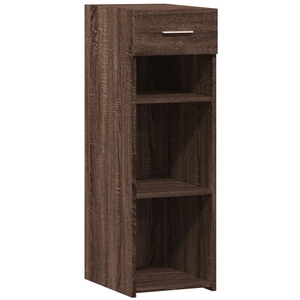 vidaXL Buffet chêne marron 30x42,5x93 cm bois d'ingénierie pas cher
