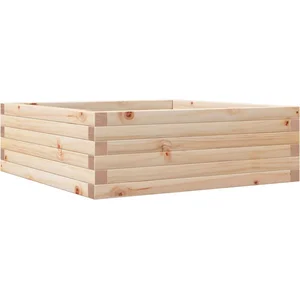 vidaXL Jardinière 70x70x23 cm bois de pin massif pas cher