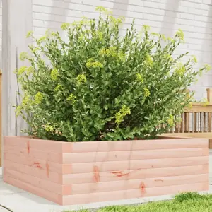 vidaXL Jardinière 70x70x23 cm bois massif douglas pas cher