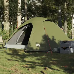 Comparateur de prix : vidaXL Tente de camping à dôme 4 personnes vert olive imperméable