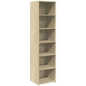 vidaXL Buffet haut chêne sonoma 45x41x185 cm bois d'ingénierie pas cher