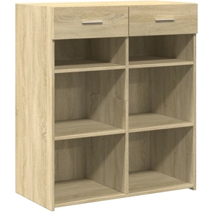 vidaXL Buffet chêne sonoma 80x42,5x93 cm bois d'ingénierie pas cher