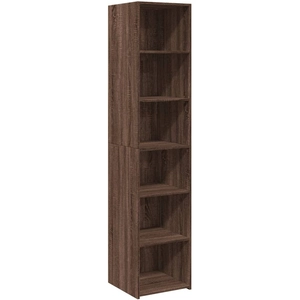 Comparateur de prix : vidaXL Buffet haut chêne marron 40x41x185 cm bois d'ingénierie
